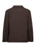 Brown wool and cashmere blend Milton jacket<BR/>