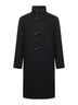 Black wool and cashmere blend Mon coat