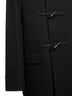 Black wool and cashmere blend Mon coat