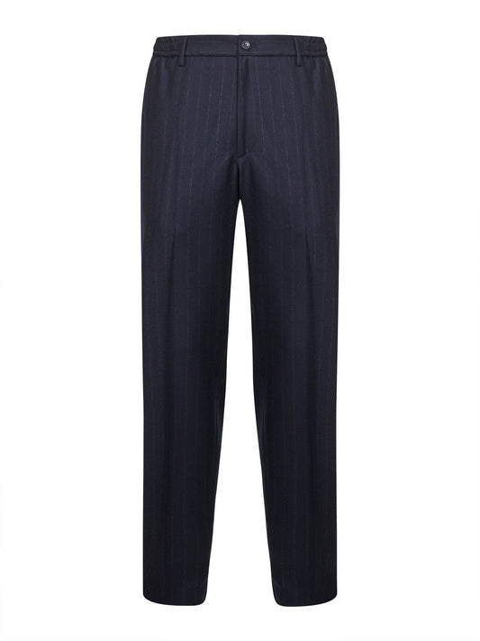 Blue pinstripe virgin wool Garcon trousers