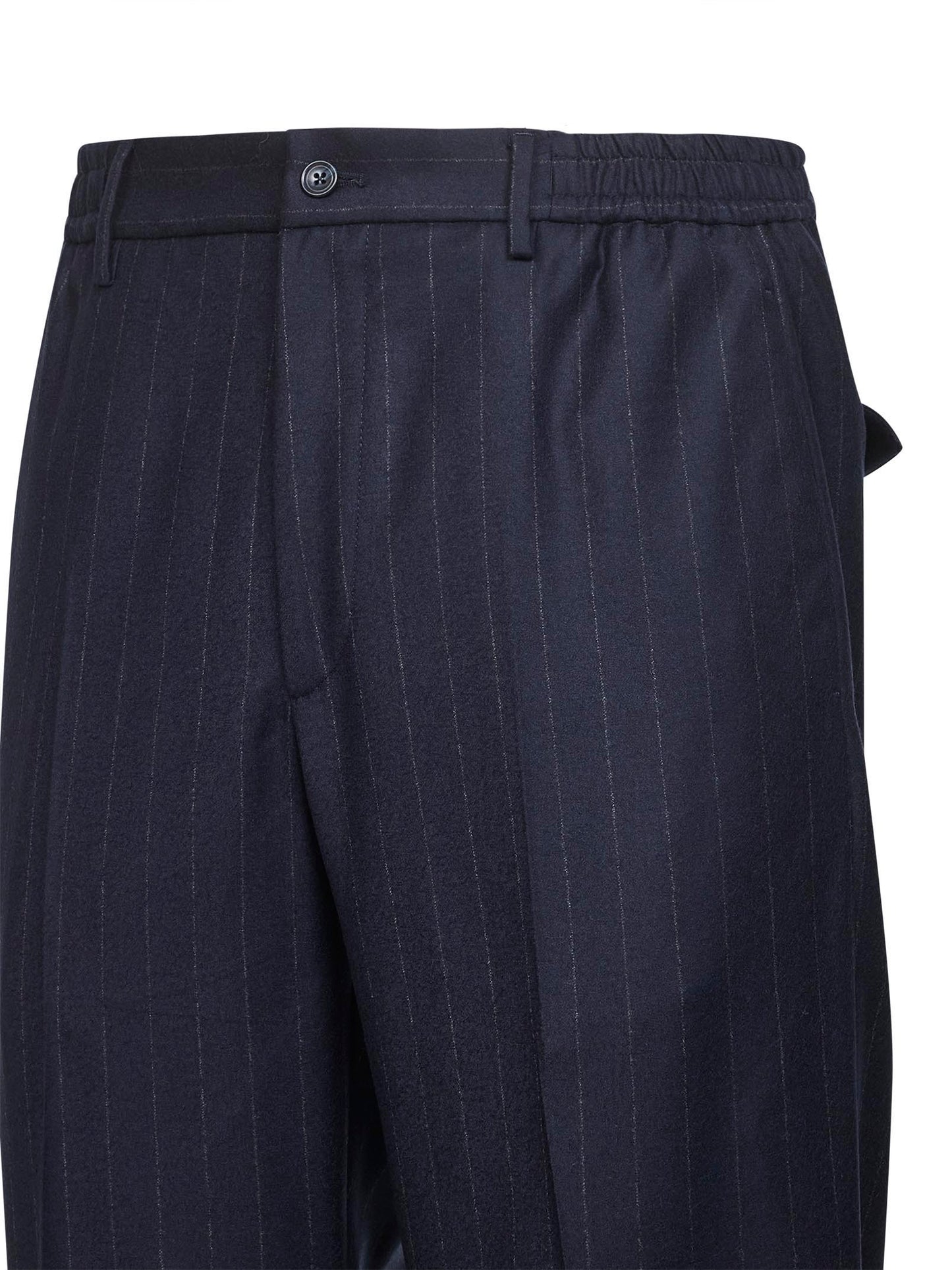 Blue pinstripe virgin wool Garcon trousers