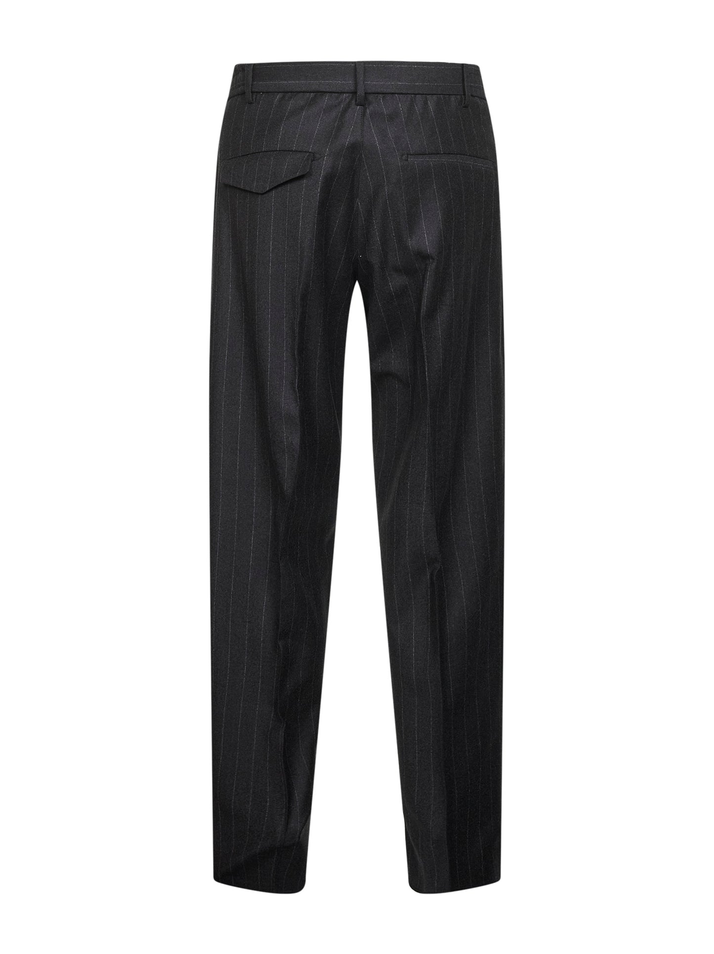 Grey pinstripe virgin wool Garcon trousers