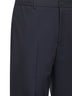 Blue stretch virgin wool blend Garcon trousers