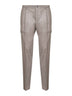 Pantaloni cargo Lang in lana vergine stretch marrone