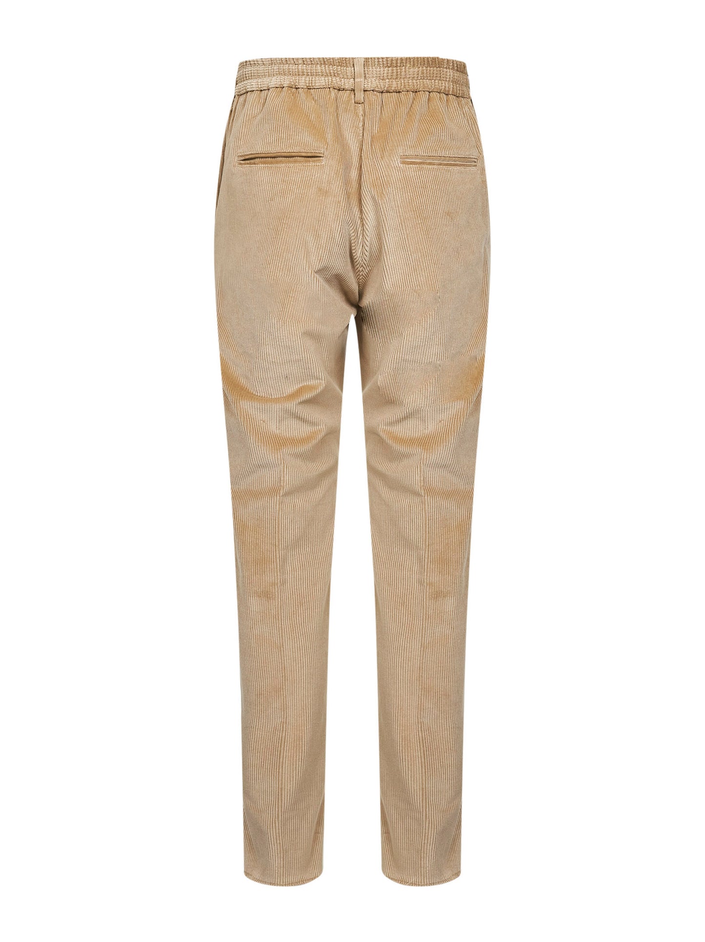 Beige stretch corduroy Newman trousers