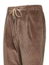 Brown stretch corduroy Newman trousers