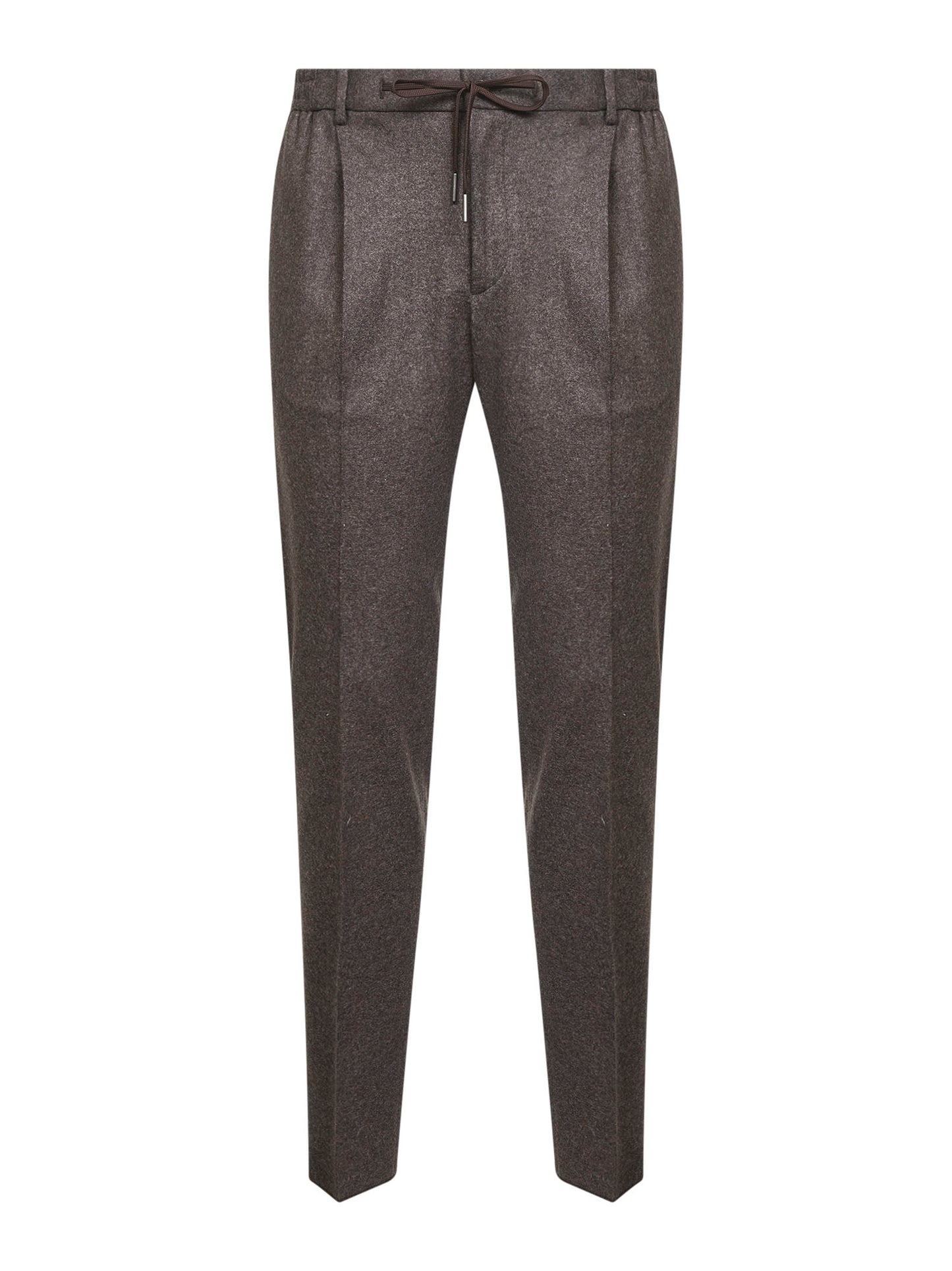 Brown wool blend Newman trousers