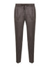 Brown wool blend Newman trousers