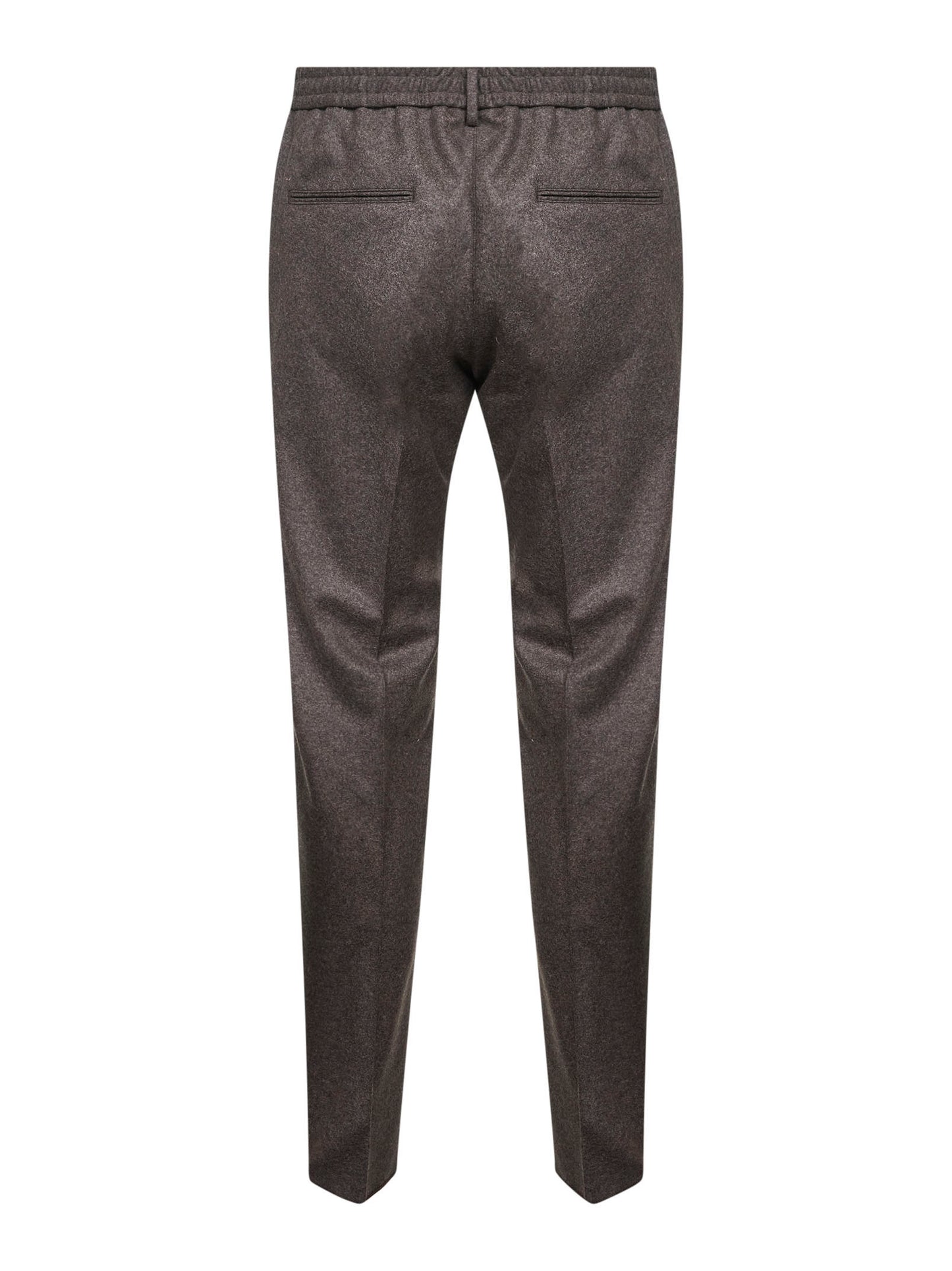 Brown wool blend Newman trousers