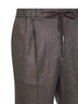 Brown wool blend Newman trousers