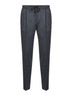 Grey wool blend Newman trousers<BR/>