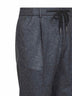 Grey wool blend Newman trousers<BR/>
