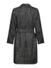 Flecked wool blend Salomons wrap coat