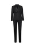 Black wool and silk Bruce tuxedo suit