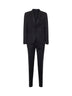Blue virgin wool tuxedo suit