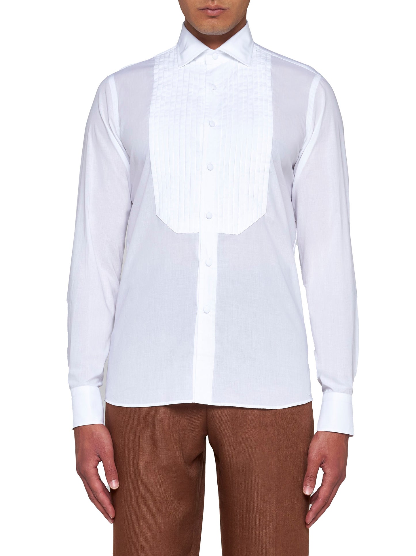 Cotton tuxedo shirt