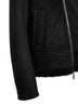 Black sheepskin Steele aviator jacket