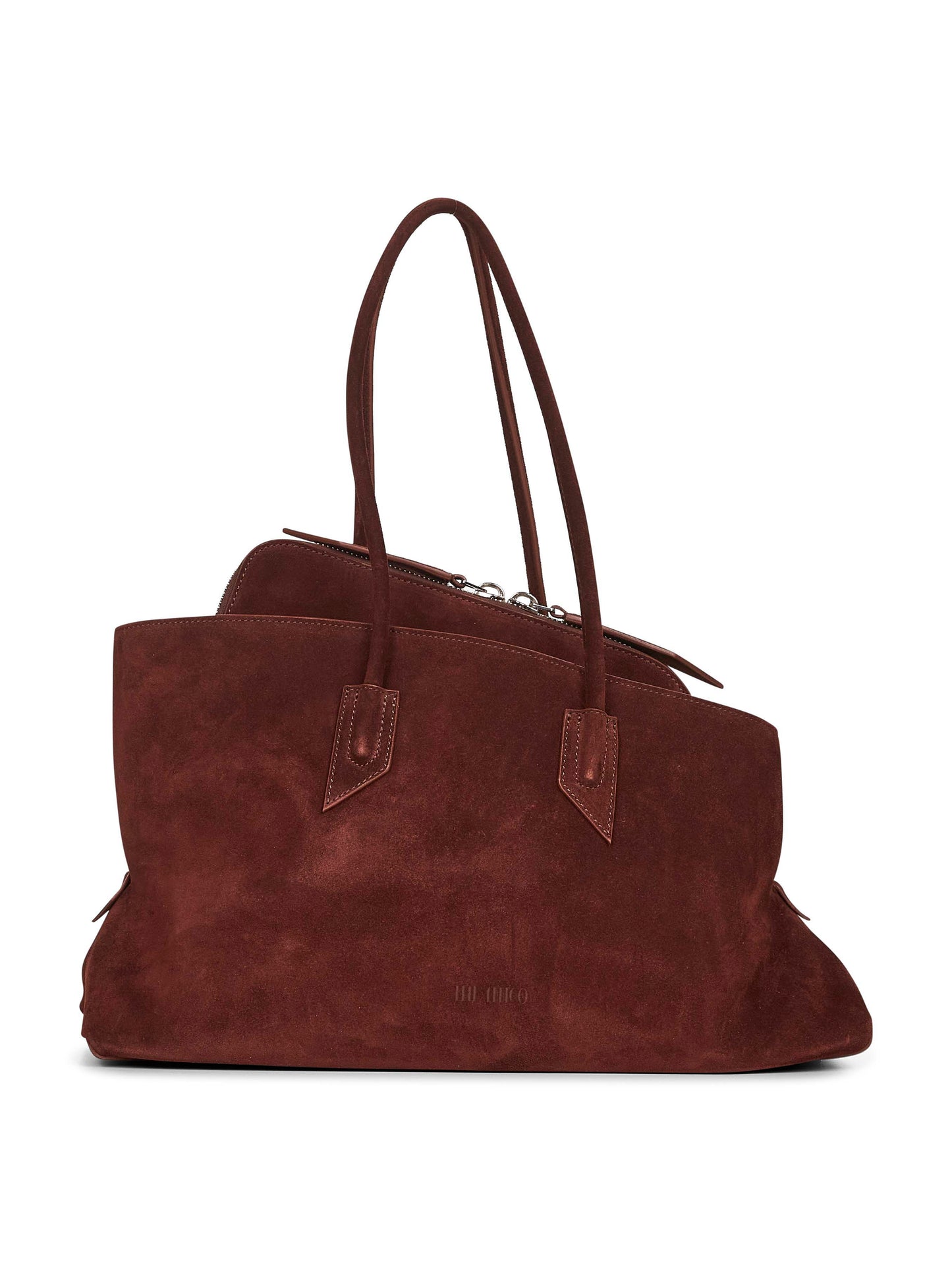 Brown "La Passeggiata Medium" top handle bag