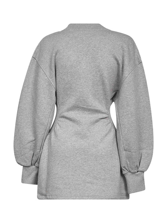 Grey american fleece mini dress
