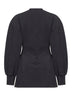 Black american fleece mini dress
