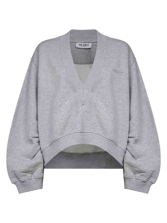 Grey American fleece sweatshirt