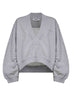 Grey American fleece sweatshirt