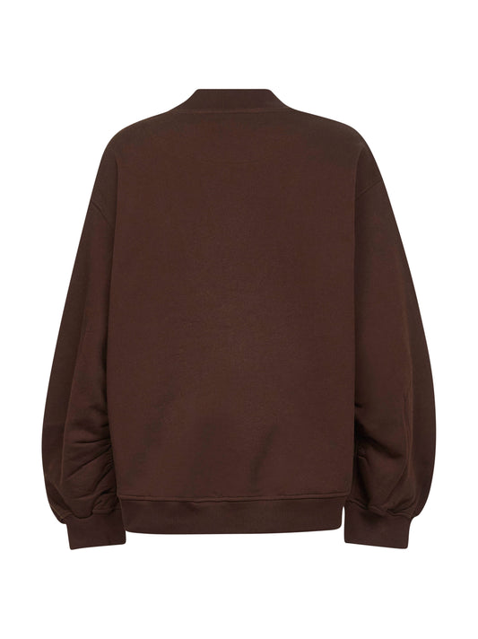 Brown American double fleece sweatshirt
