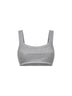 Grey cotton hotfix crystal bralette top