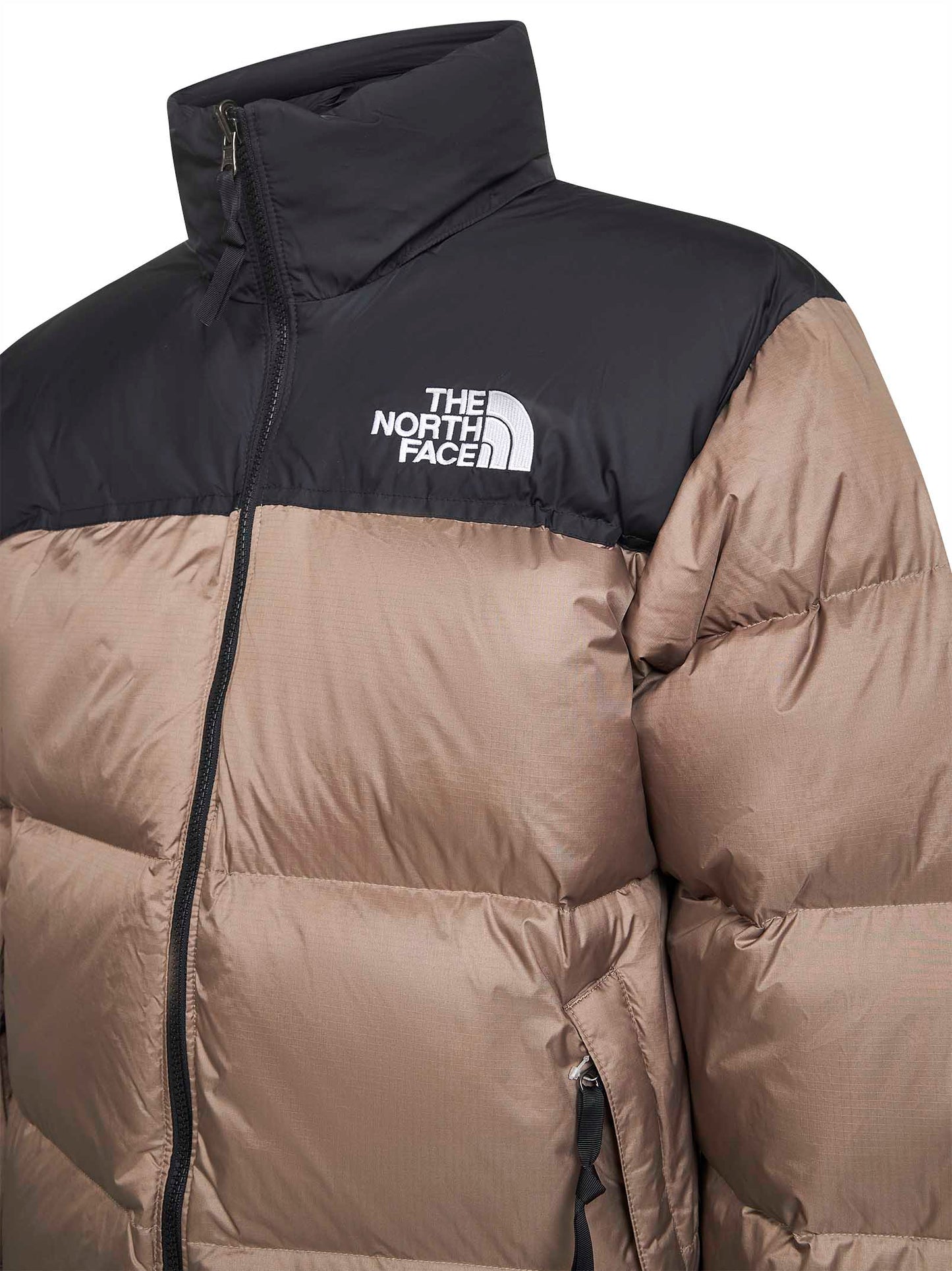 Mocha brown 1996 Retro Nuptse hooded down jacket