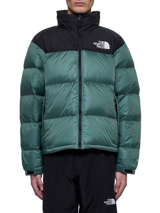 Green Retro Nuptse 1996 jacket