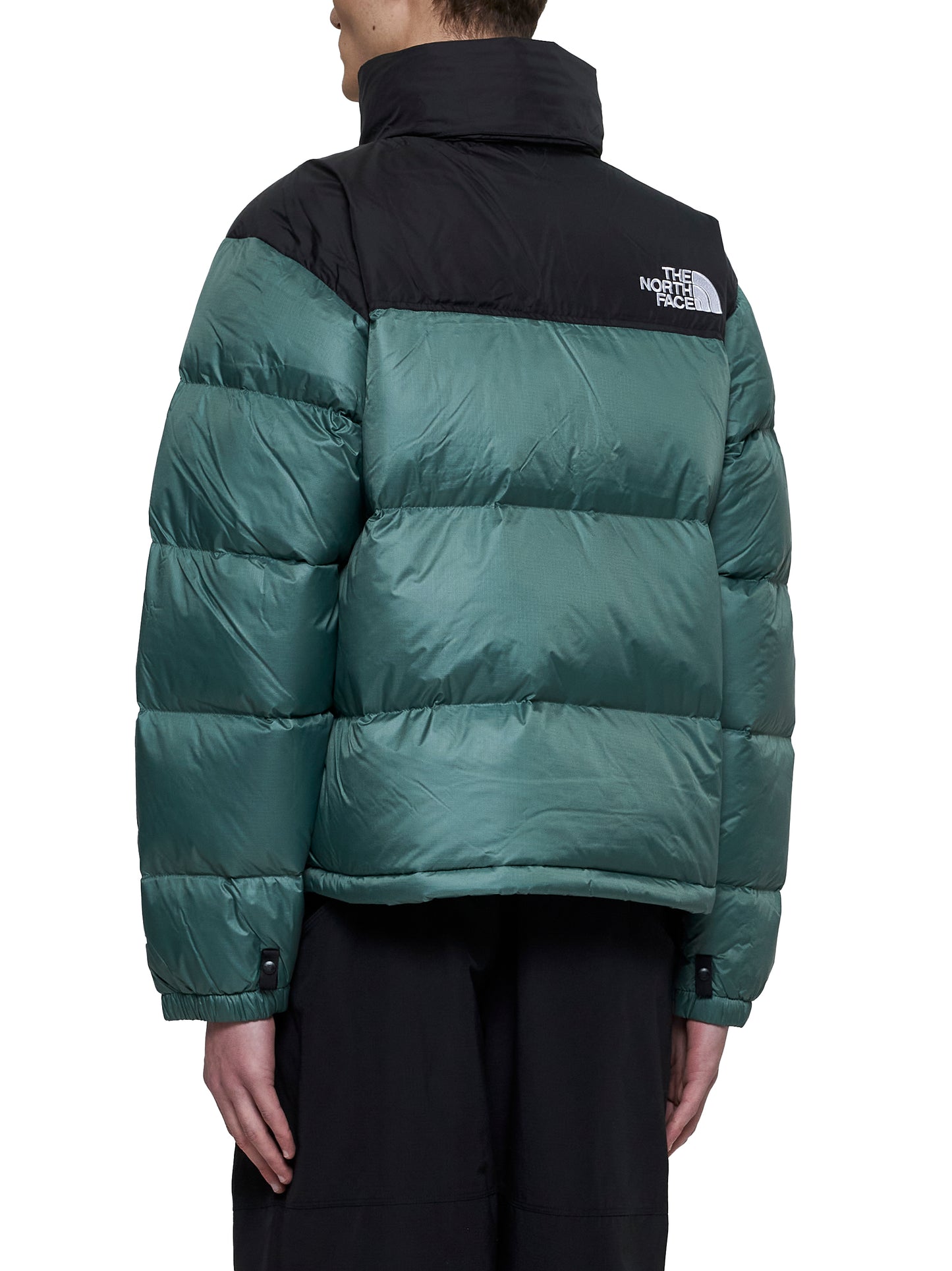 Green Retro Nuptse 1996 jacket