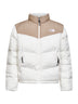 White nylon Saikuru down jacket