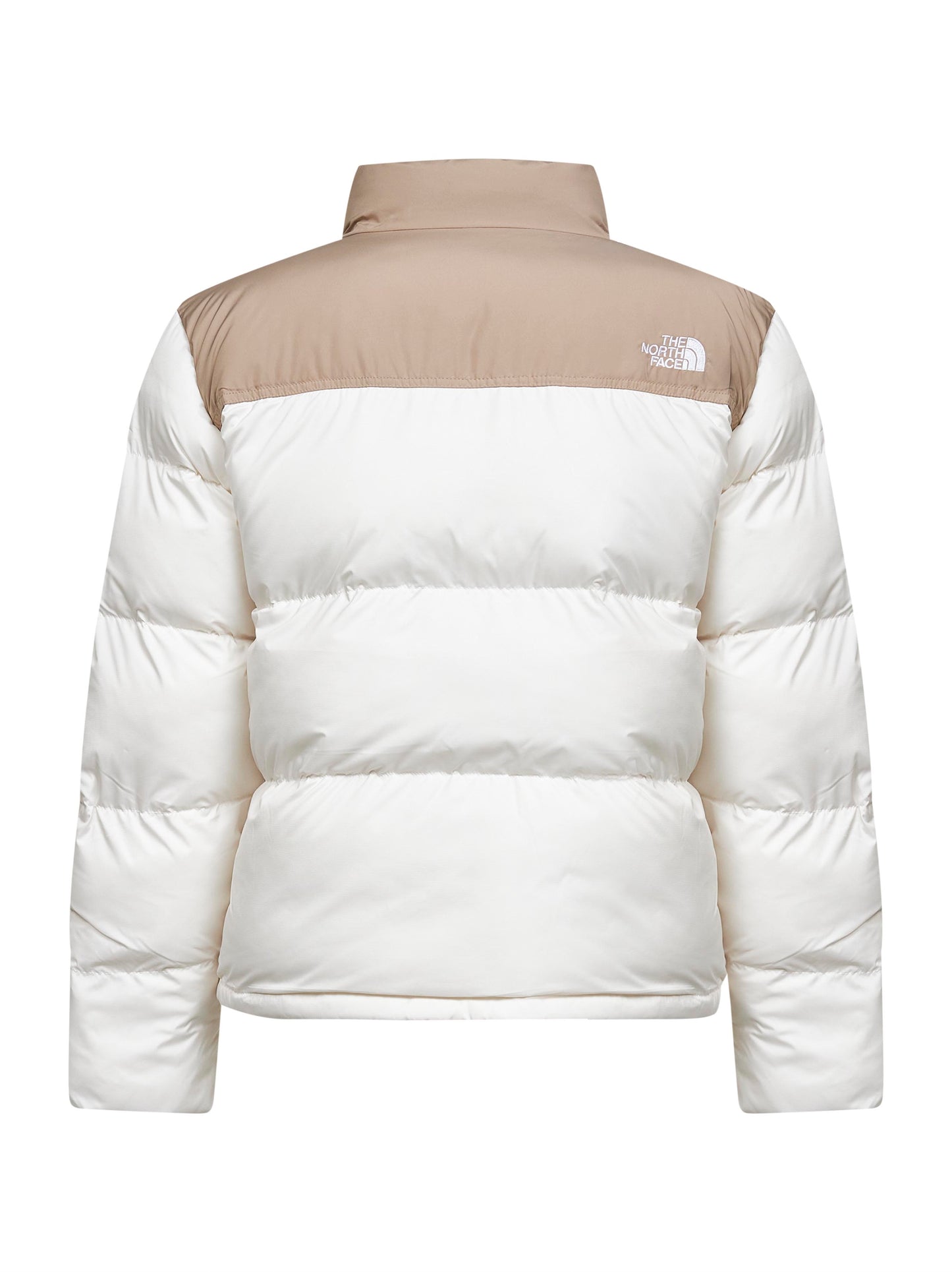 White nylon Saikuru down jacket