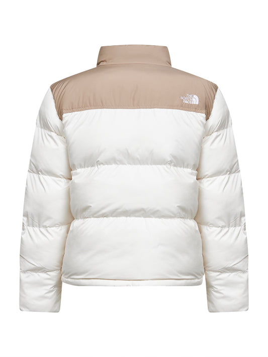 White nylon Saikuru down jacket