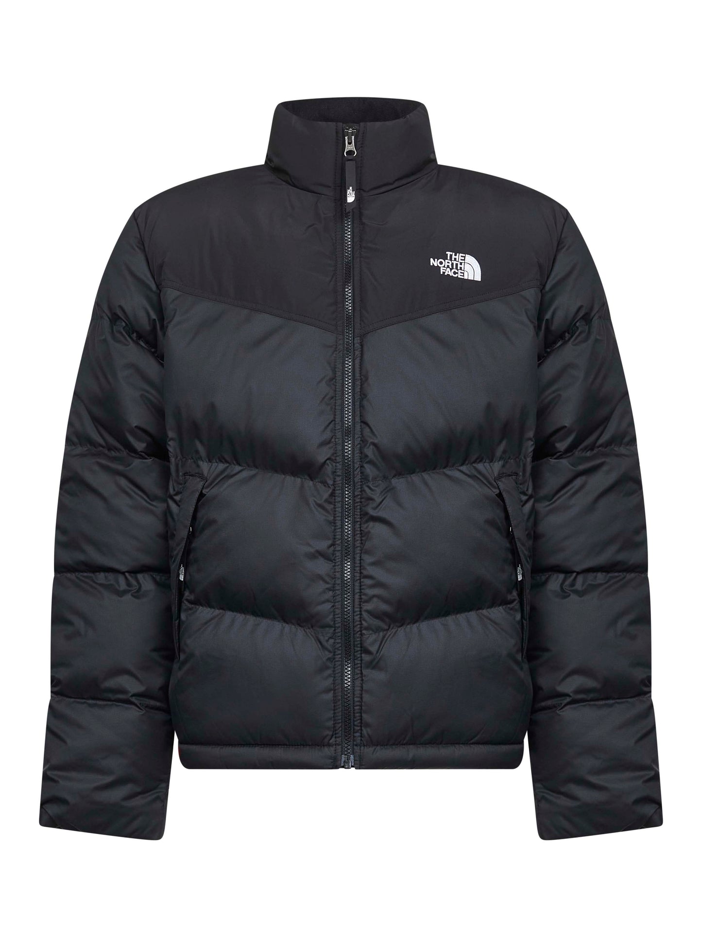 Black nylon Saikuru down jacket