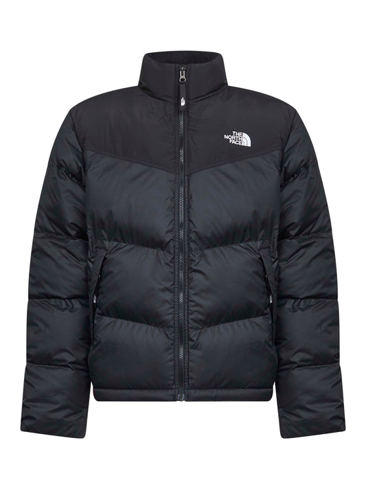 Black nylon Saikuru down jacket