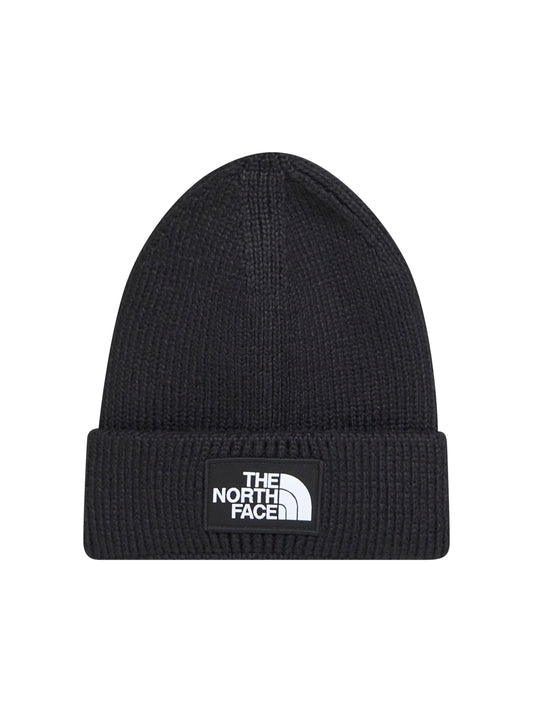 Black TNF box logo beanie