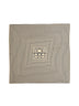 Silk scarf with monogram print