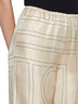 monogram silk pj bottoms