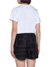monogram silk pj shorts