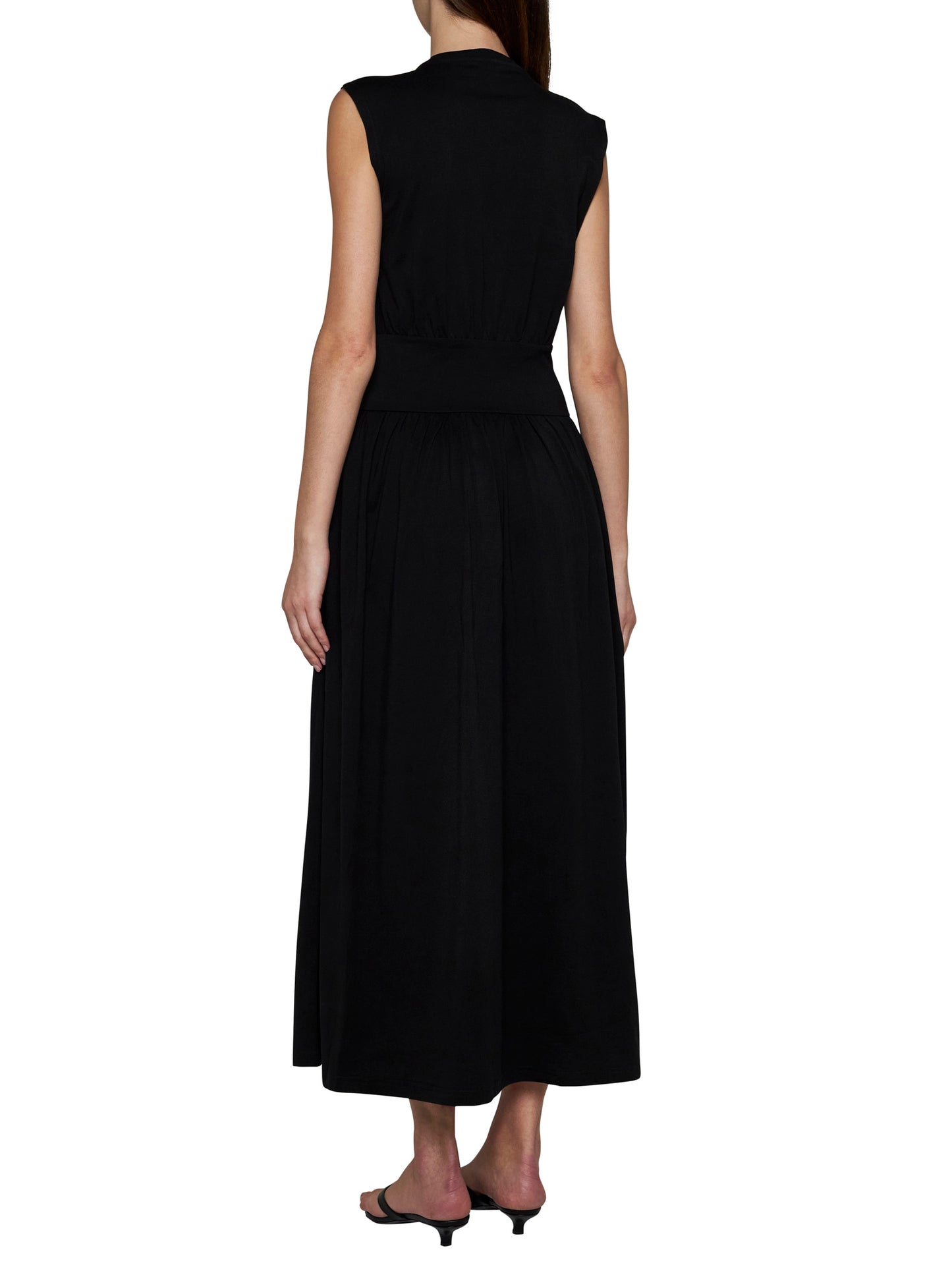 sleeveless cotton tee dress
