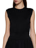 sleeveless cotton tee dress
