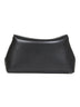 Black T-Lock leather clutch bag