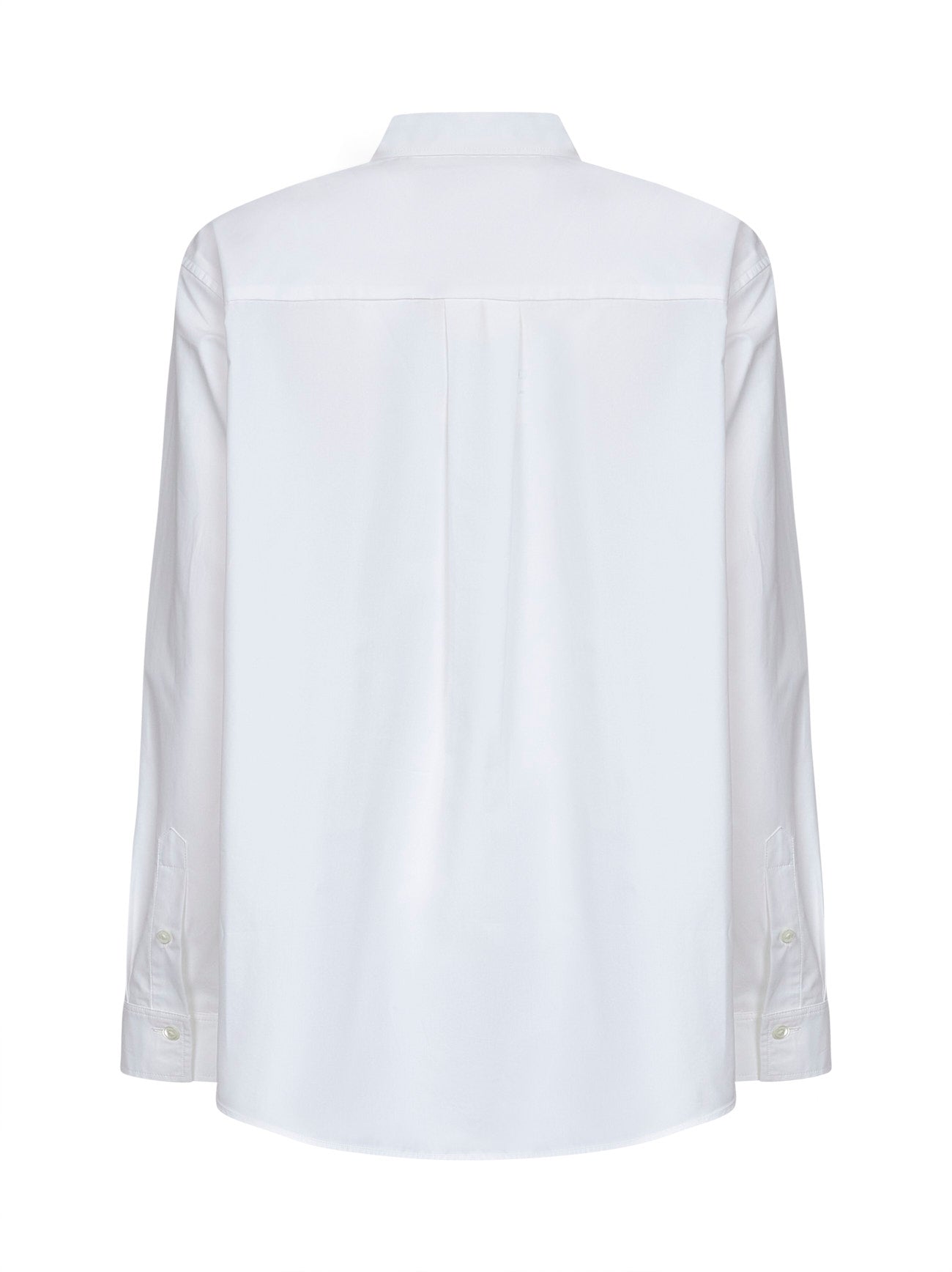 White organic poplin Signature shirt