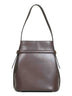 Bark Belted leather bucket bag