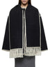 embroidered scarf jacket