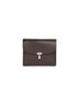 Portacarte in pelle con lucchetto Toteme