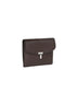 Portacarte in pelle con lucchetto Toteme