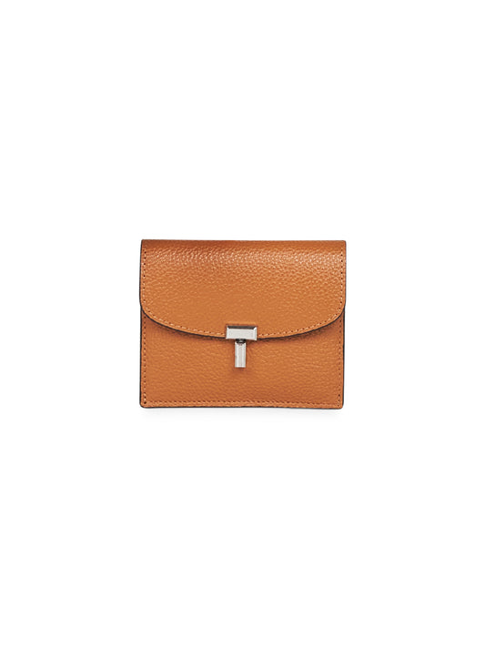 Leather cardholder with lock detail Toteme