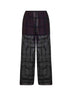 Black Monogram crochet pajama trousers